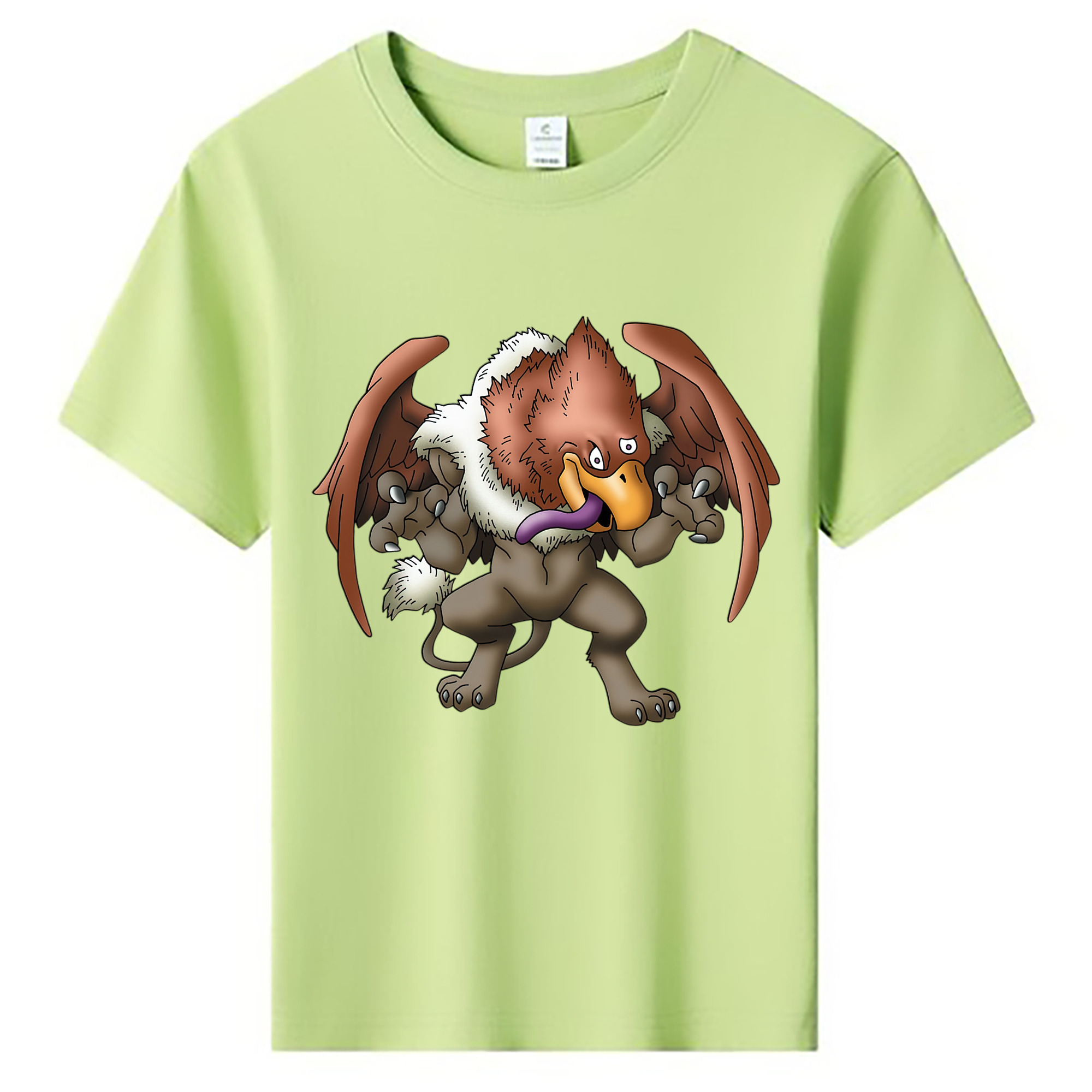 （画像用） ドラゴンクエスト Doragon Kuesuto Dragon Quest 綿100％キッズTシャツ（フロントプリント）